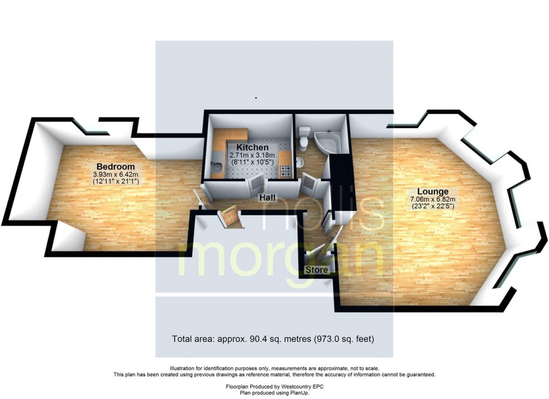 Floorplan for STUNNING FLAT - REDUCED £ FOR AUCTION