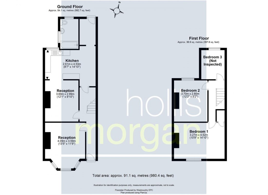 Floorplan for TERRACE FOR INVESTMENT / UPDATING