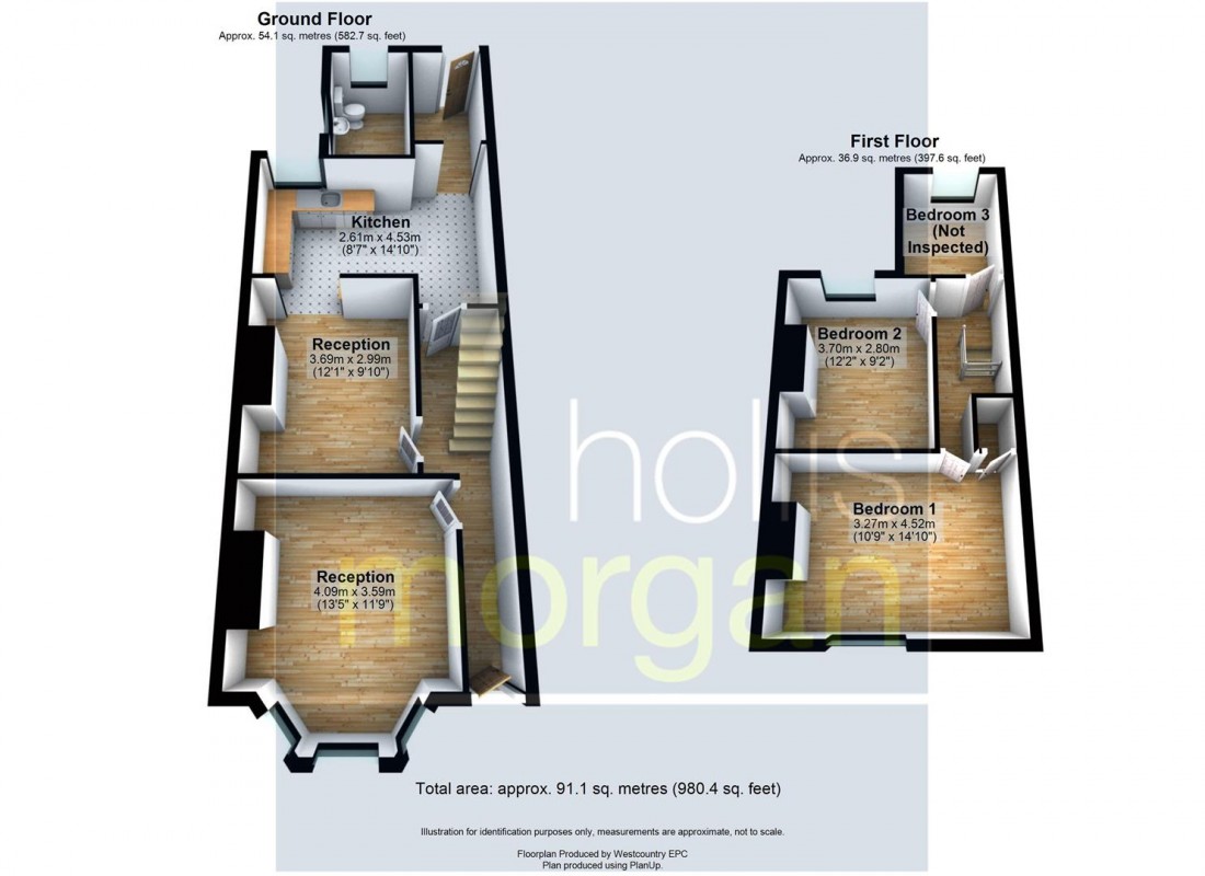 Floorplan for TERRACE FOR INVESTMENT / UPDATING