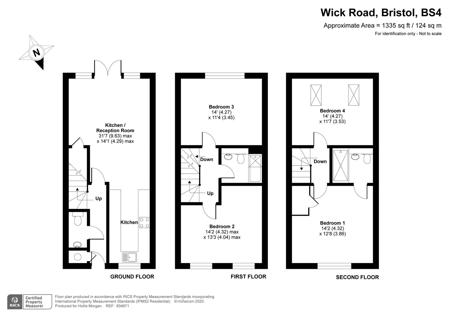 Floorplans For Wick Road, Brislington