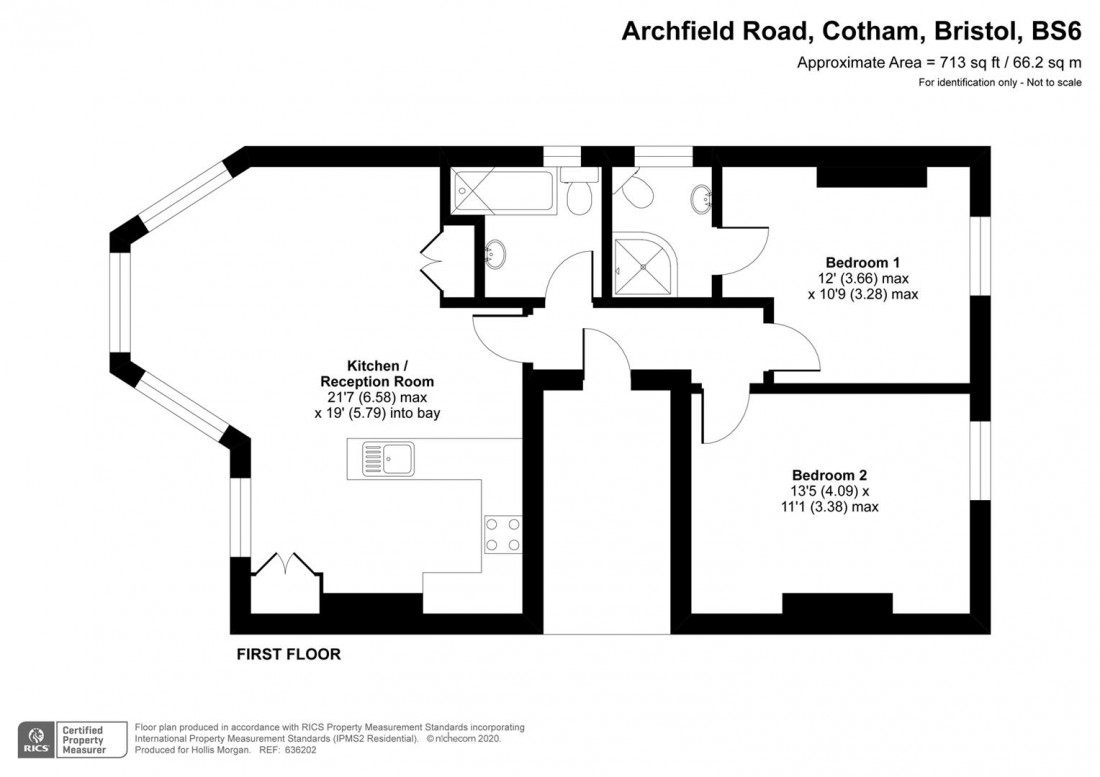 Floorplan for Archfield Road, Cotham