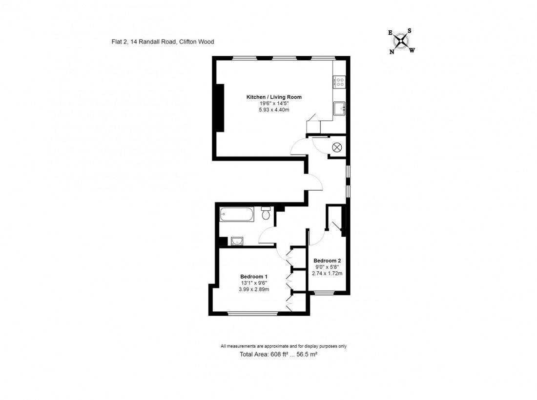 Floorplan for Randall Road, Cliftonwood