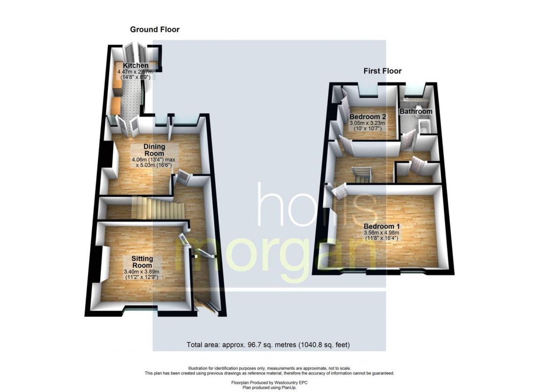 Floorplan for HOUSE FOR UPDATING - TOTTERDOWN