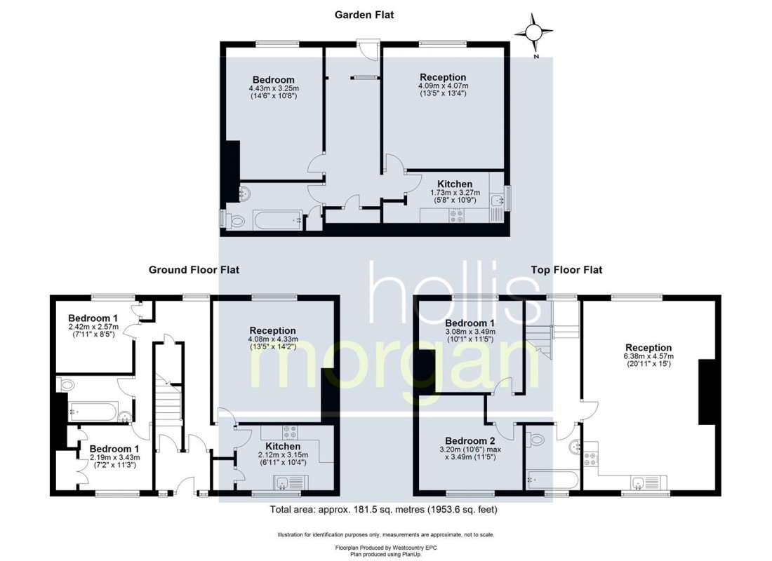 Floorplan for BLOCK OF FLATS + POTENTIAL - ST GEORGE