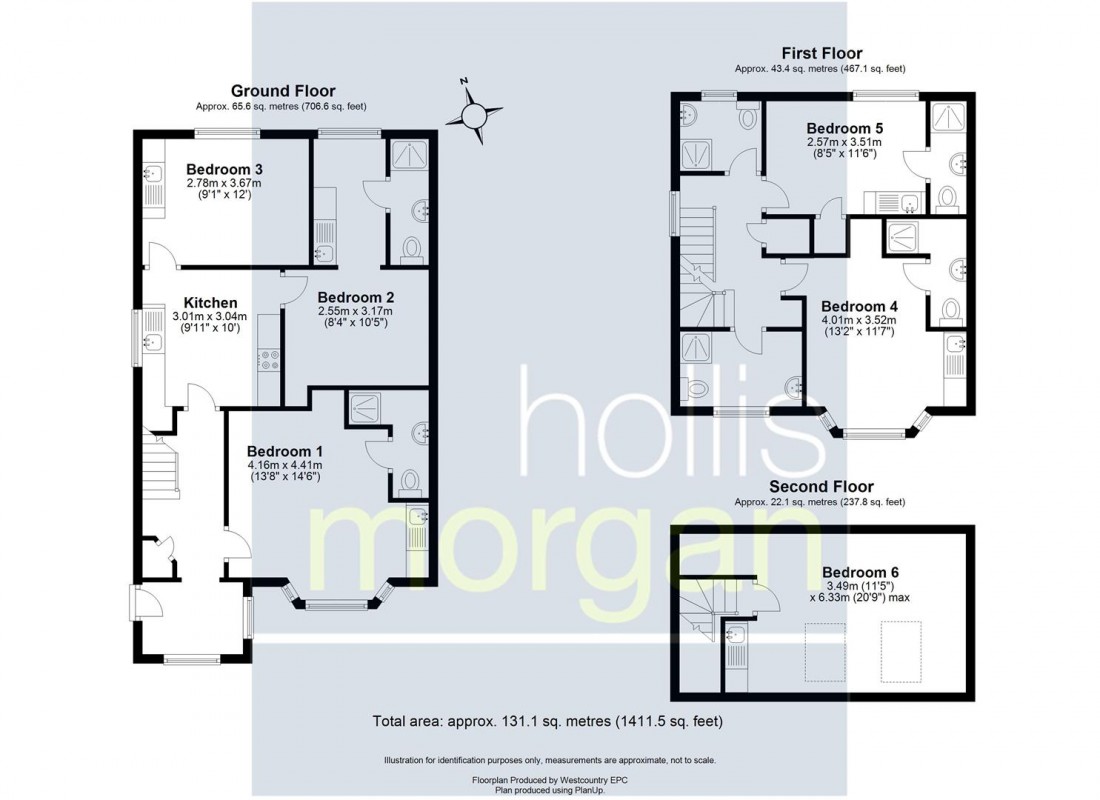 Floorplan for 6 BED HMO £40.8K PA - BS16