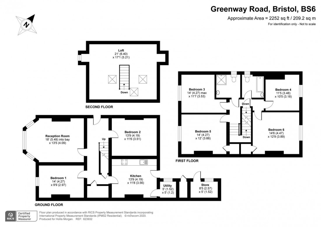 Floorplan for Greenway Road, Redland