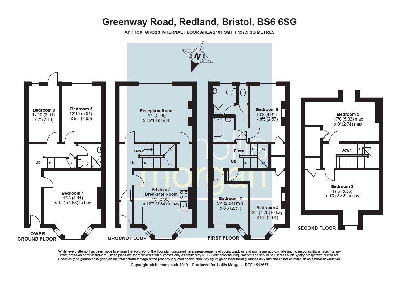 Floorplans For FAMILY HOME / HMO - REDLAND