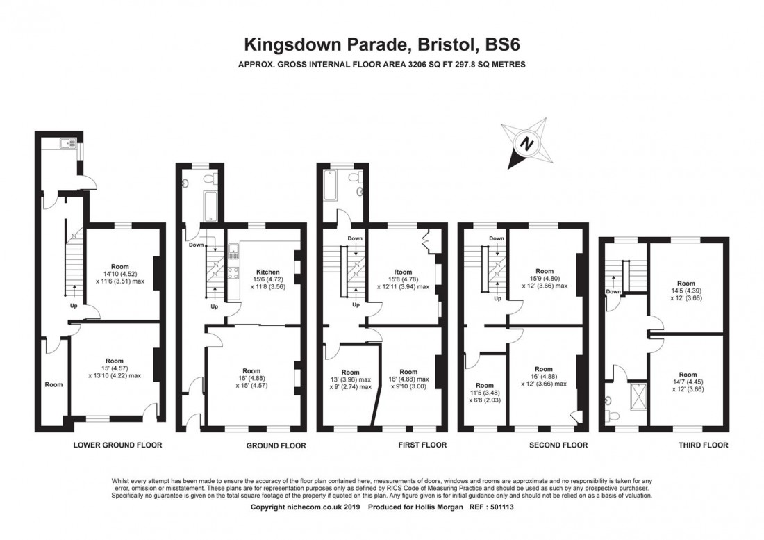Floorplan for 10 BED STUDENT HMO - KINGSDOWN