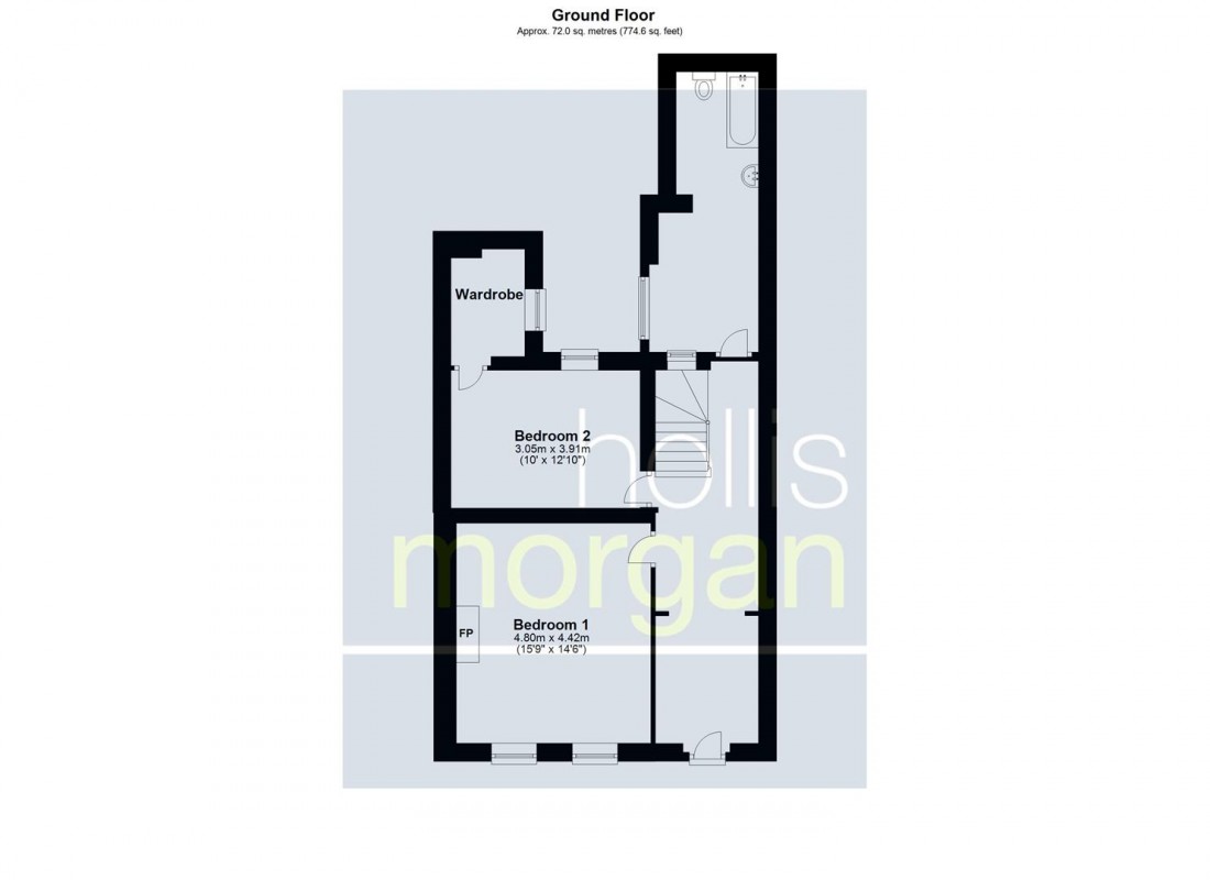 Floorplan for STUDENT HMO - CLIFTON VILLAGE