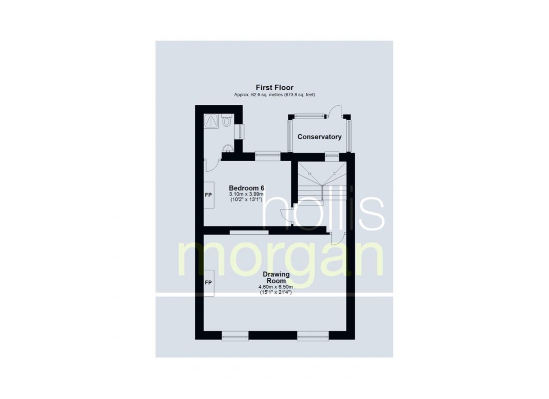 Floorplan for STUDENT HMO - CLIFTON VILLAGE