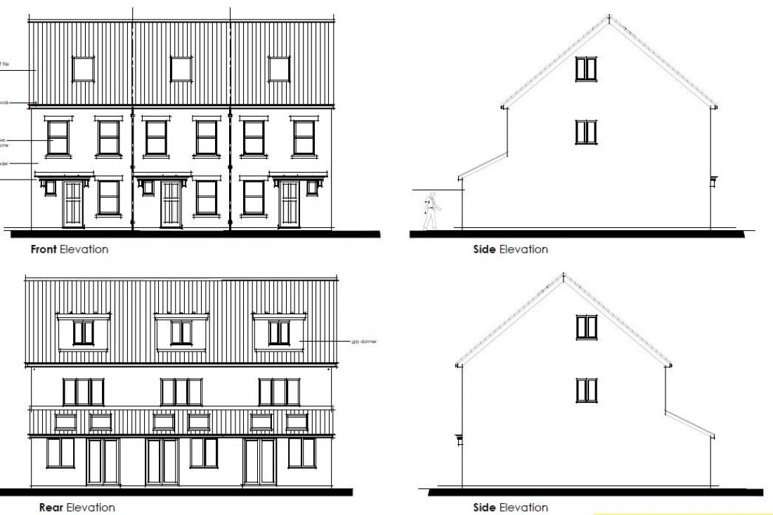 Floorplan for PLOT WITH PLANNING - 3 HOUSES