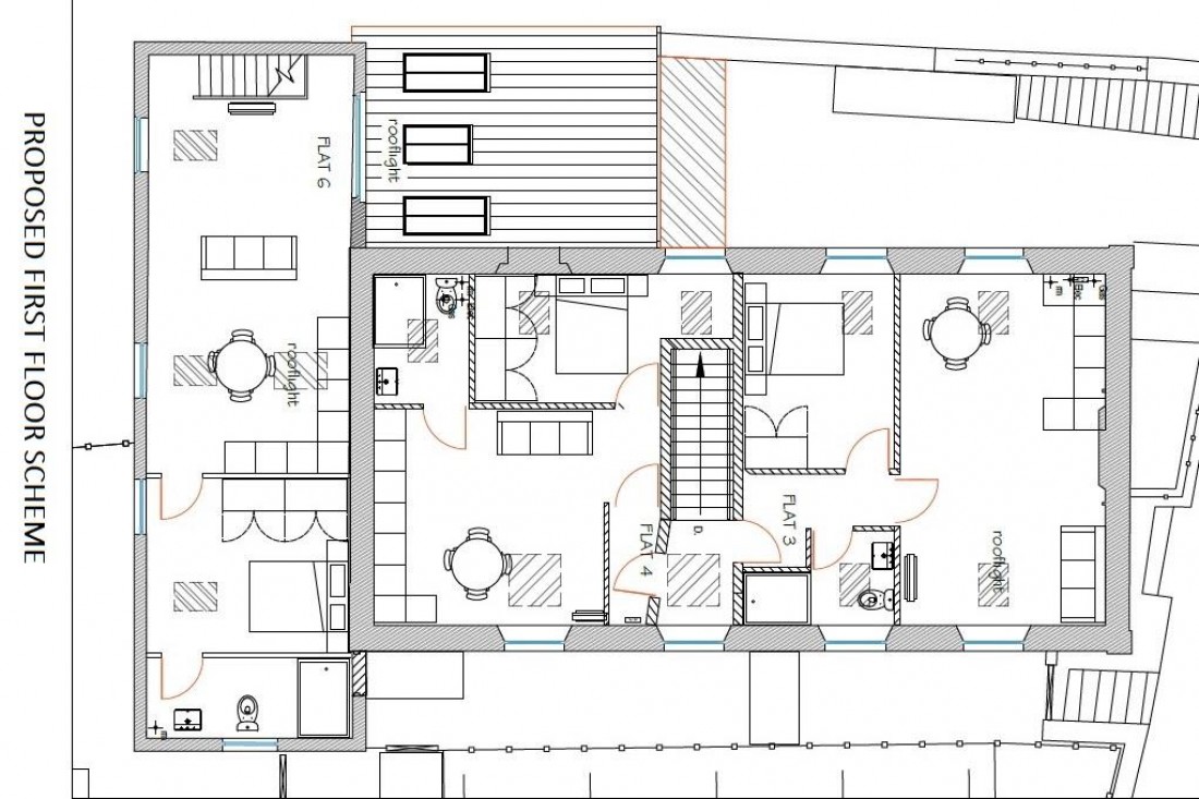 Floorplan for PLANNING GRANTED - 6 FLATS