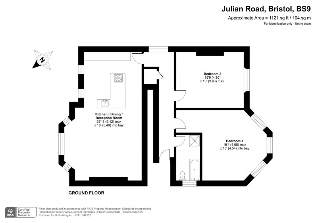 Floorplan for Julian Road, Sneyd Park