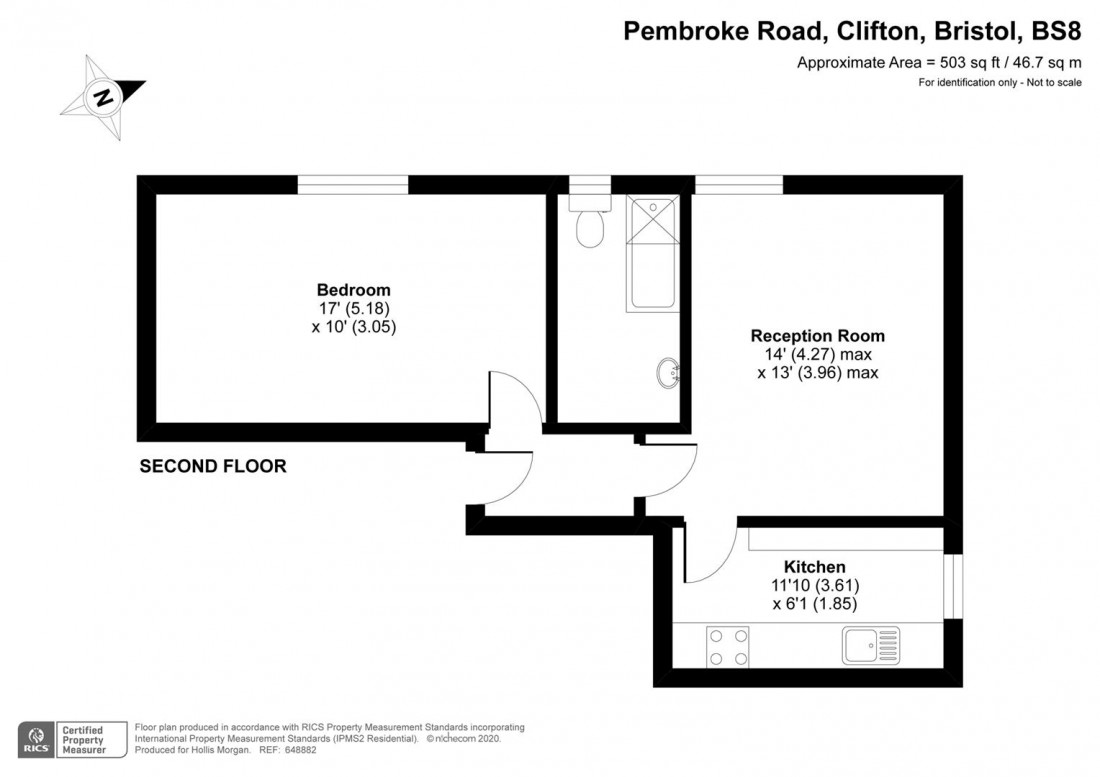 Floorplan for Pembroke Road, Clifton