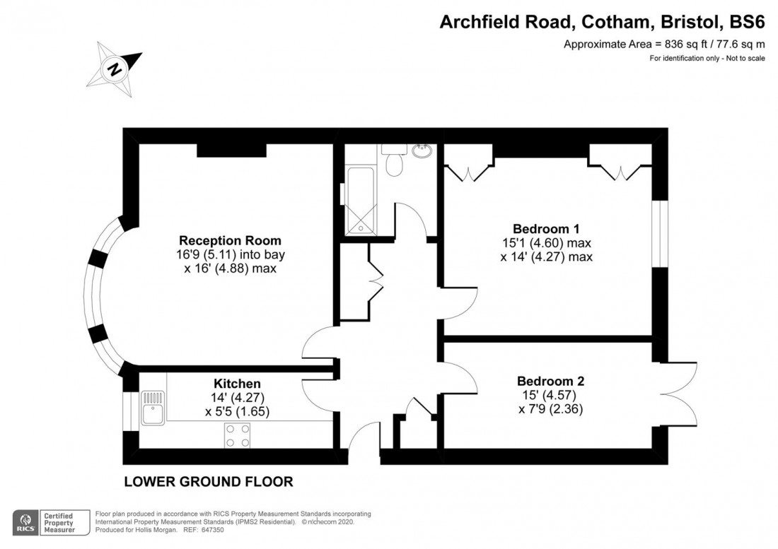 Floorplan for Archfield Road, Cotham