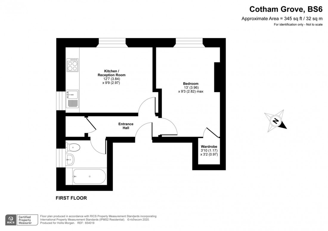 Floorplan for Cotham Grove, Cotham