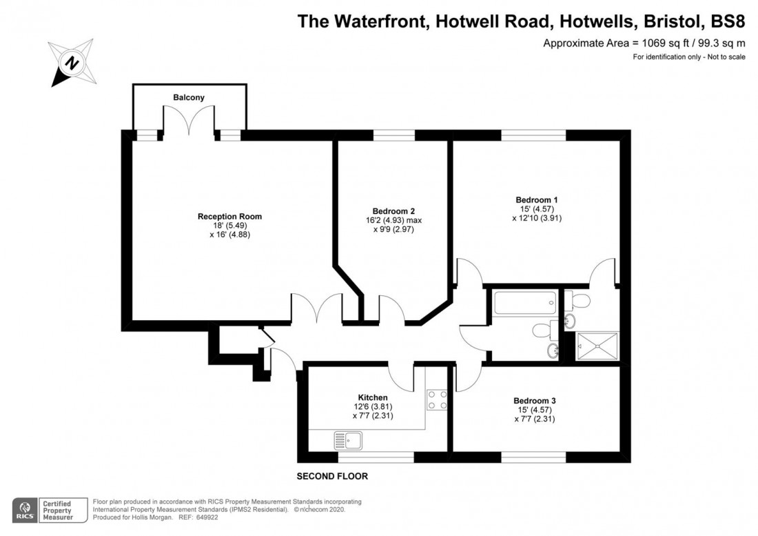 Floorplan for Hotwell Road, Hotwells