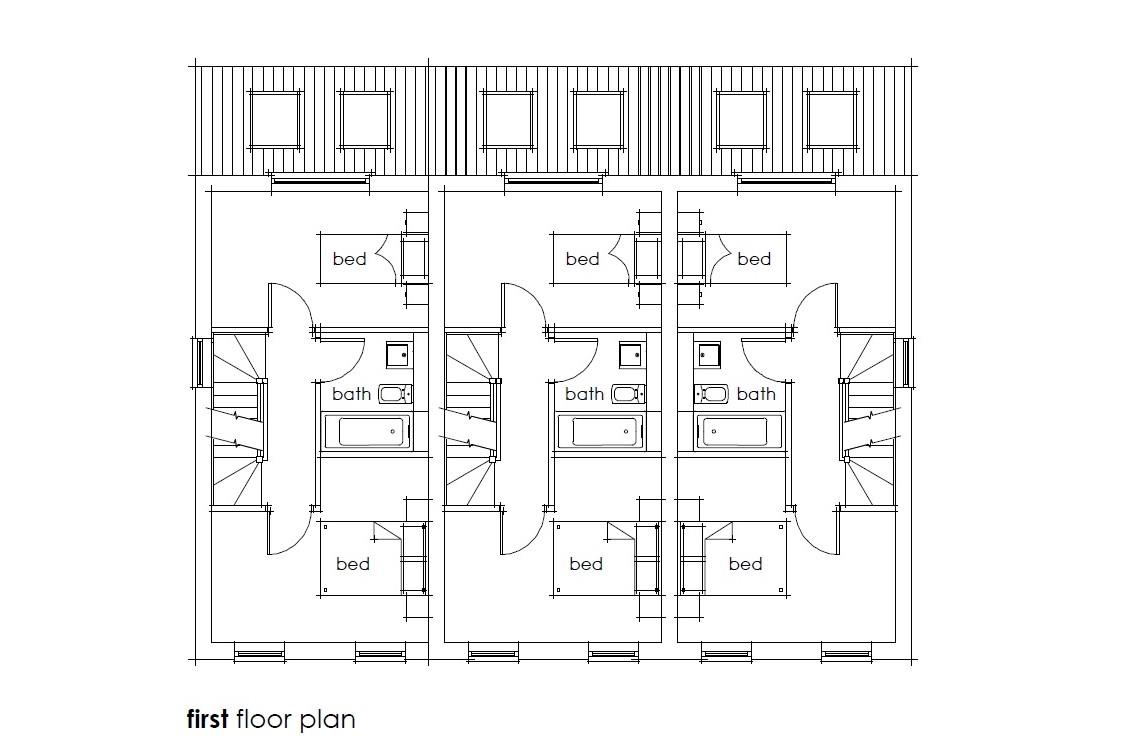 Floorplans For PLOT WITH PLANNING - 3 HOUSES
