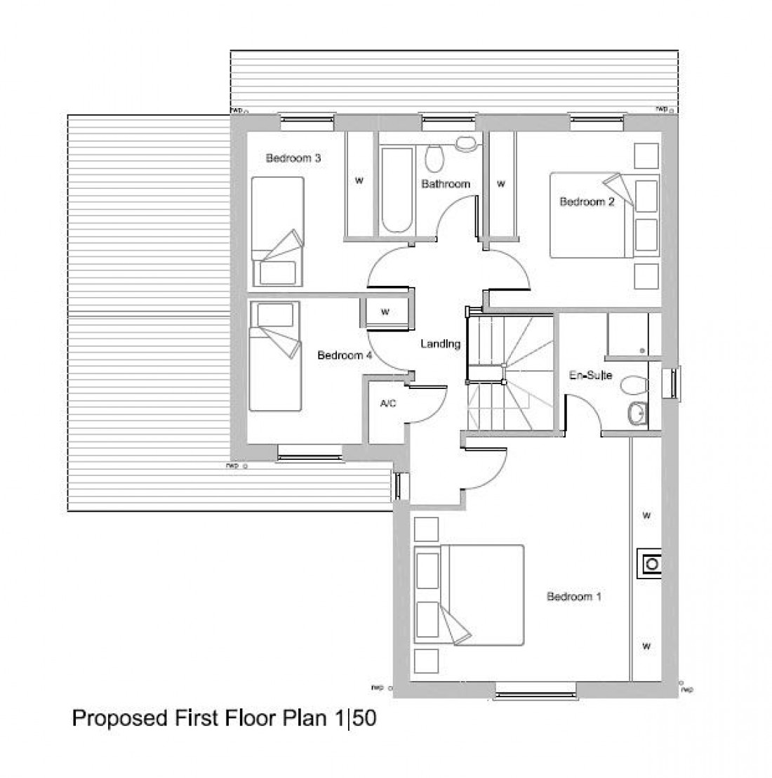 Floorplan for PLANNING GRANTED - 8 HOUSES