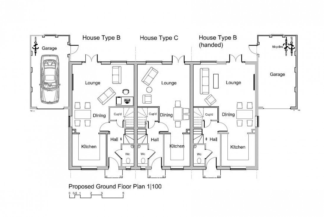 Floorplan for PLANNING GRANTED - 8 HOUSES