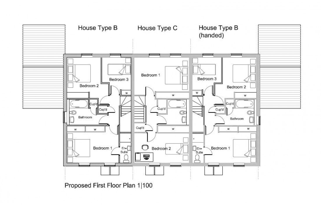 Floorplan for PLANNING GRANTED - 8 HOUSES