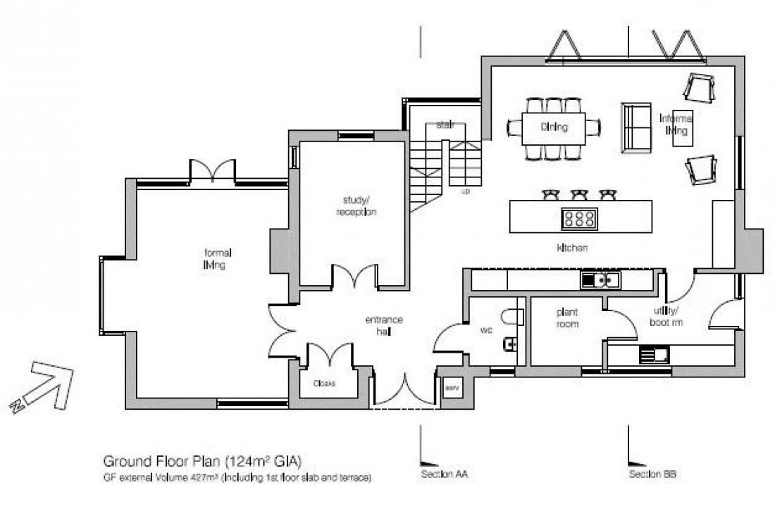 Floorplan for DERELICT HOUSE - PLANNING NEW DETACHED