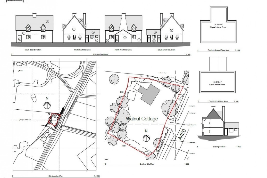 Floorplan for DERELICT HOUSE - PLANNING NEW DETACHED