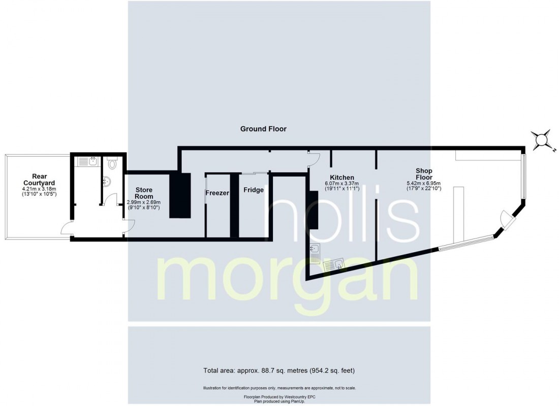 Floorplan for COMMERCIAL INVESTMENT - £16K PA