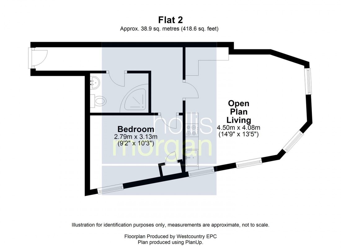 Floorplan for RENOVATED 1 BED - REDUCED PRICE FOR AUCTION