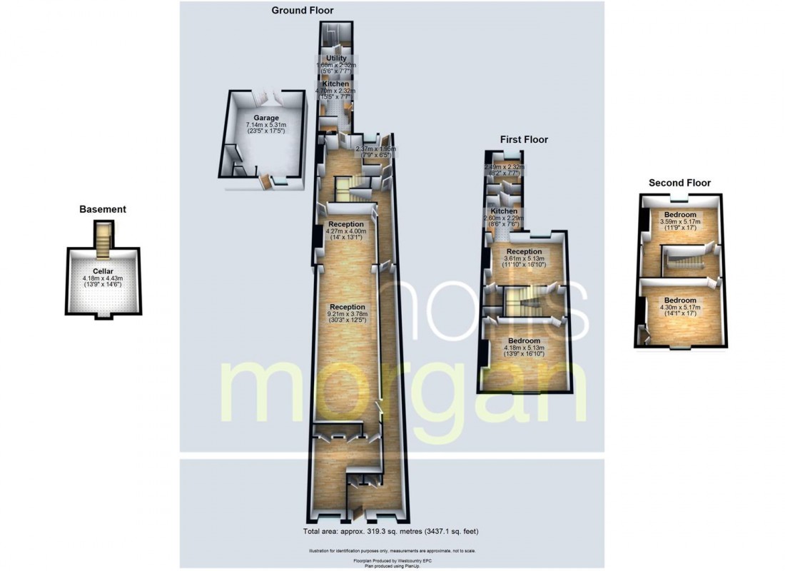 Floorplan for AMAZING FAMILY HOME FOR UPDATING - SOUTHVILLE