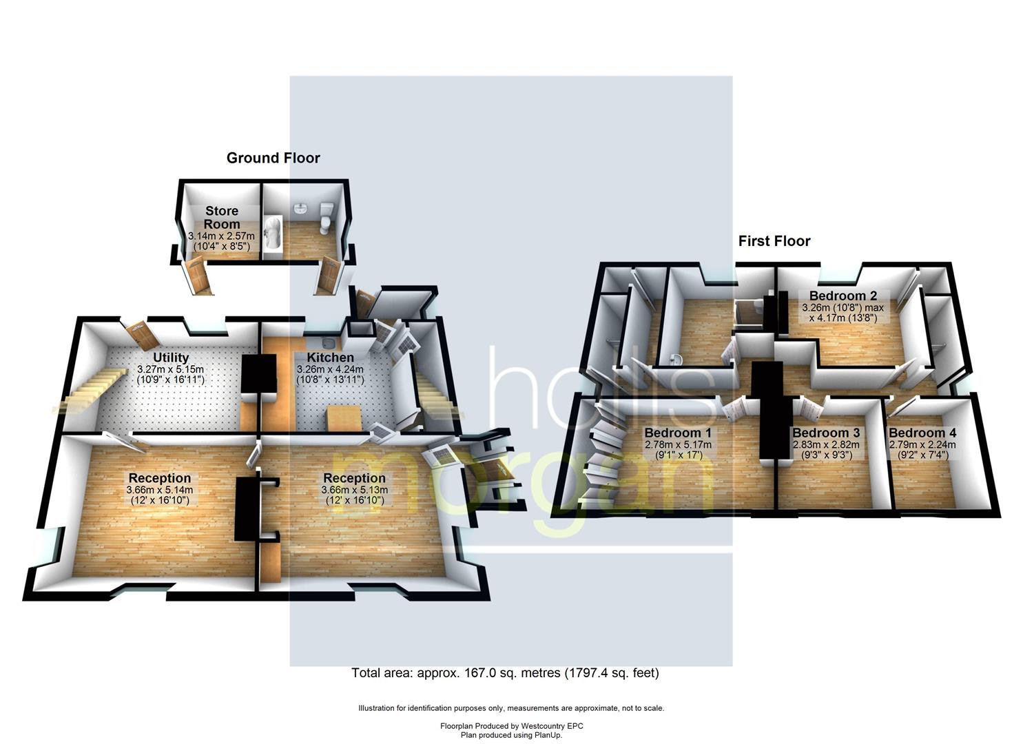 Floorplans For HOUSE & SMALLHOLDING FOR UPDATING - 6 ACRES