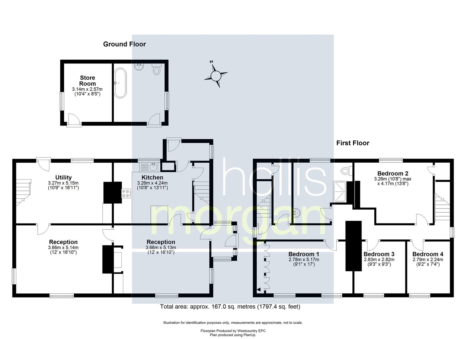 Floorplans For HOUSE & SMALLHOLDING FOR UPDATING - 6 ACRES