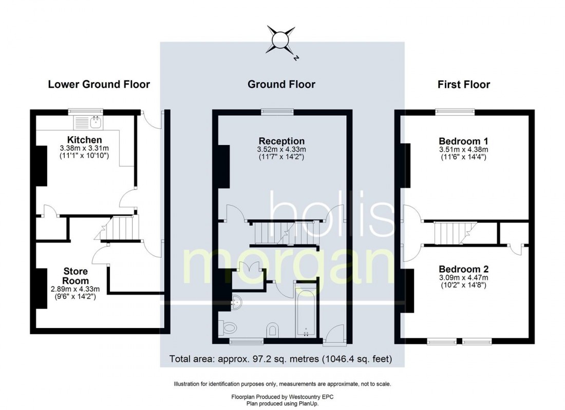 Floorplan for HOUSE FOR UPDATING - TOTTERDOWN