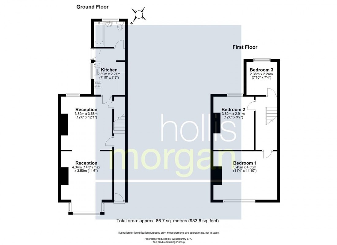 Floorplan for HOUSE FOR MODERNISATION - HANHAM