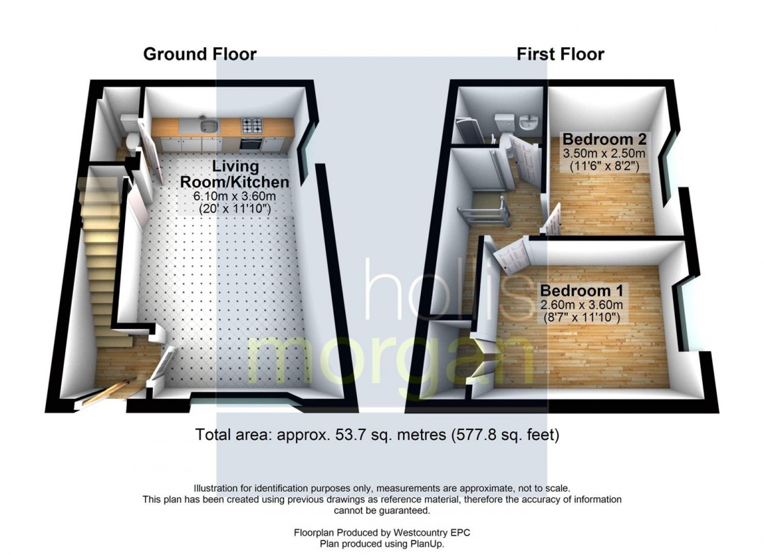 Floorplan for VACANT MODERN HOUSE - TAUNTON