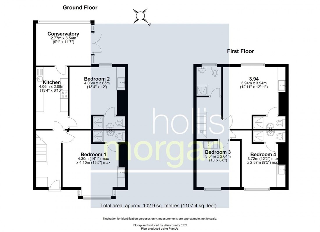 Floorplan for 5 BED / 5 BATH - HMO - £33K PA