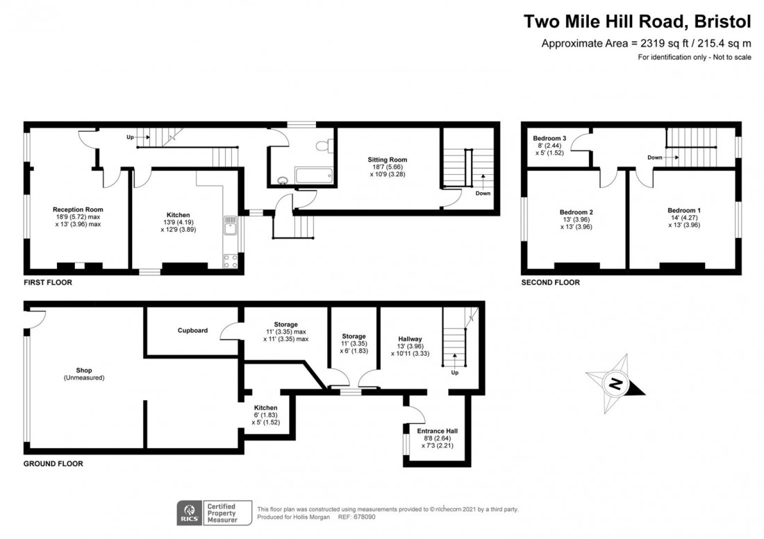 Floorplan for RESI DEVELOPMENT OPPORTUNITY - 2319 Sq Ft