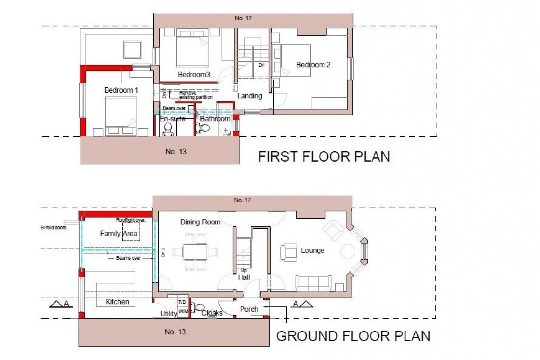 Floorplan for PLANNING TO EXTEND - WESTBURY PARK