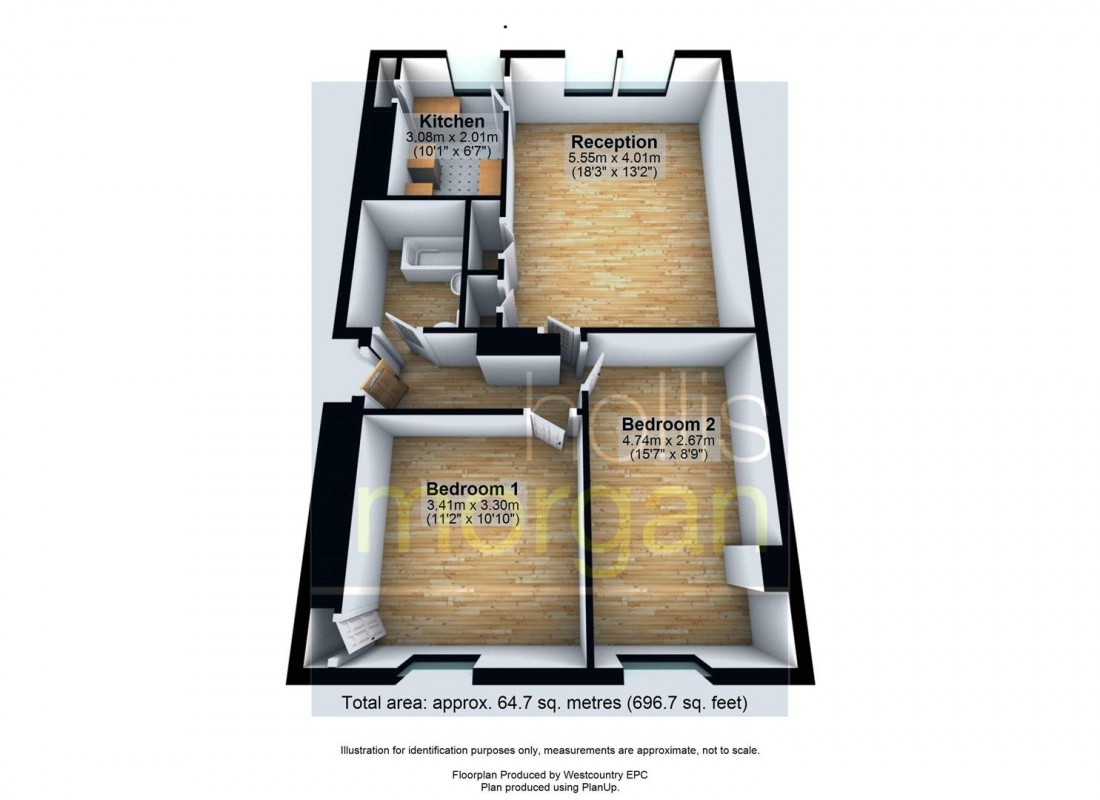 Floorplan for FLAT FOR UPDATING - GAY STREET