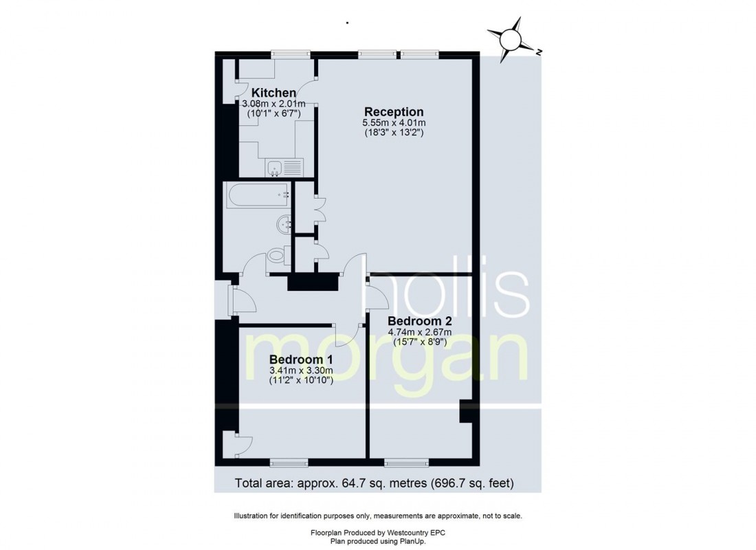 Floorplan for FLAT FOR UPDATING - GAY STREET