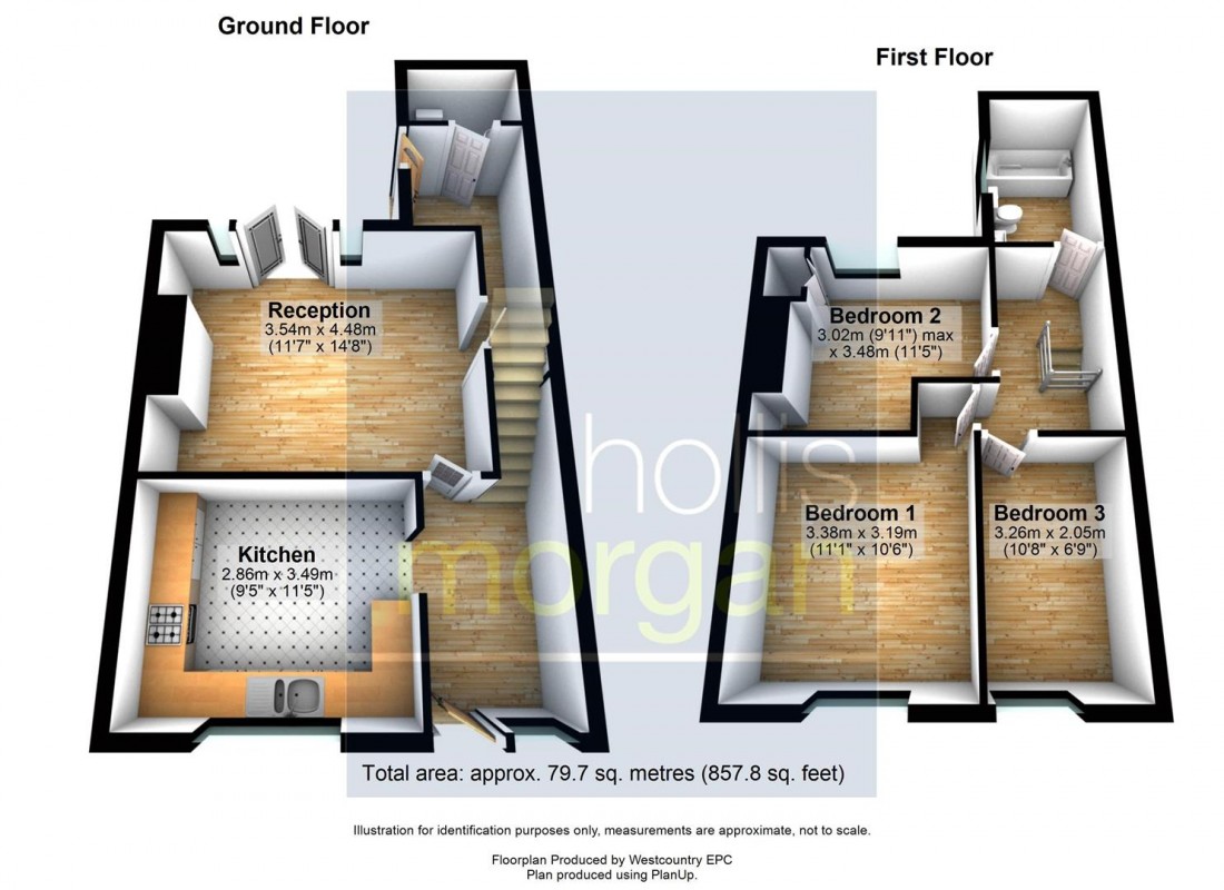 Floorplan for HOUSE WITH LARGE GARDEN - FRAMPTON