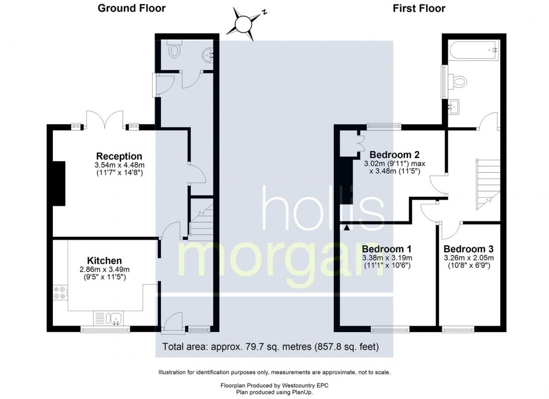 Floorplan for HOUSE WITH LARGE GARDEN - FRAMPTON