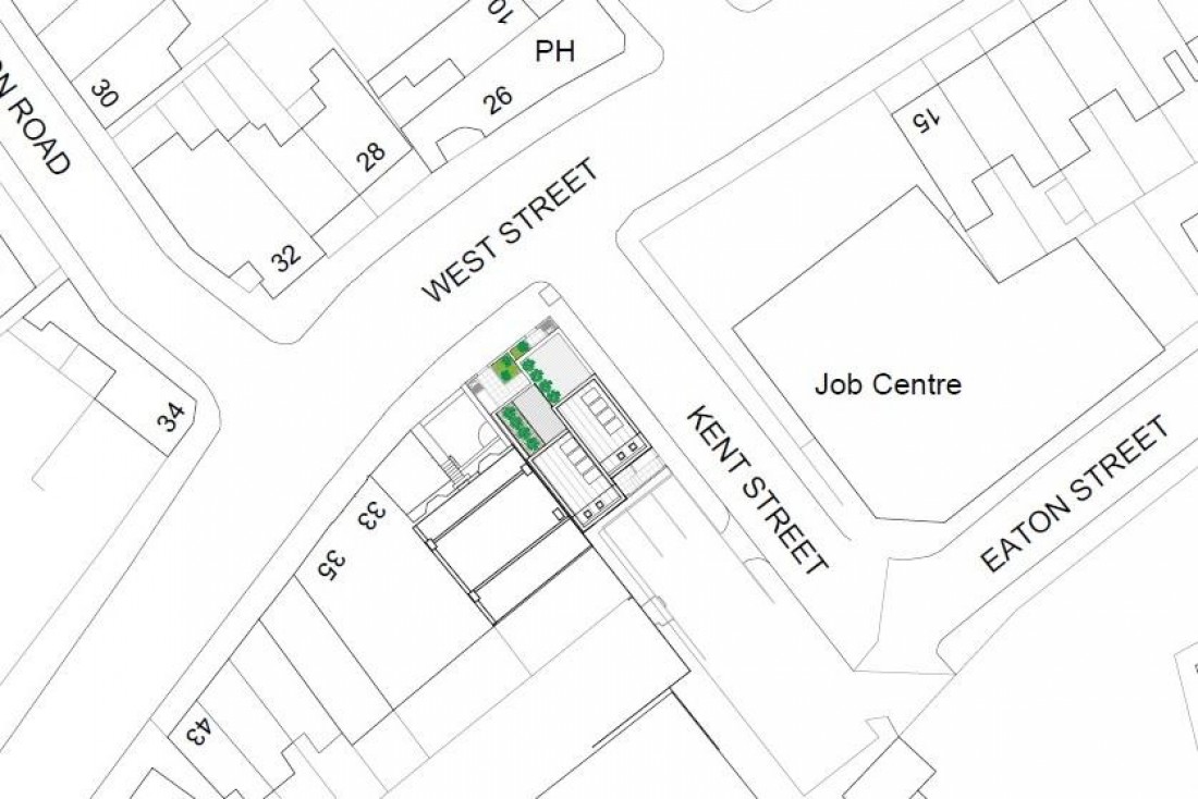 Floorplan for PLANNING GRANTED - 2 X TOWNHOUSES