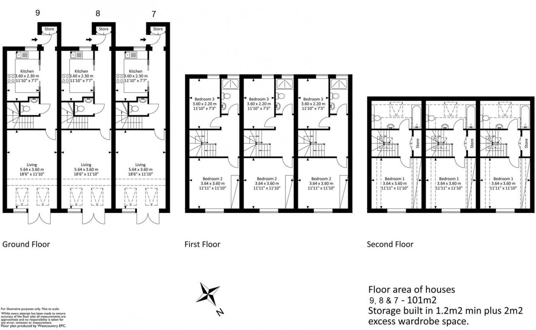 Floorplan for Sion Close, Bedminster