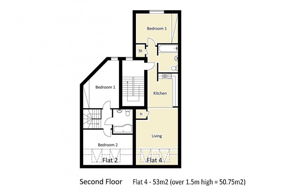 Floorplan for Sion Court, Bedminster