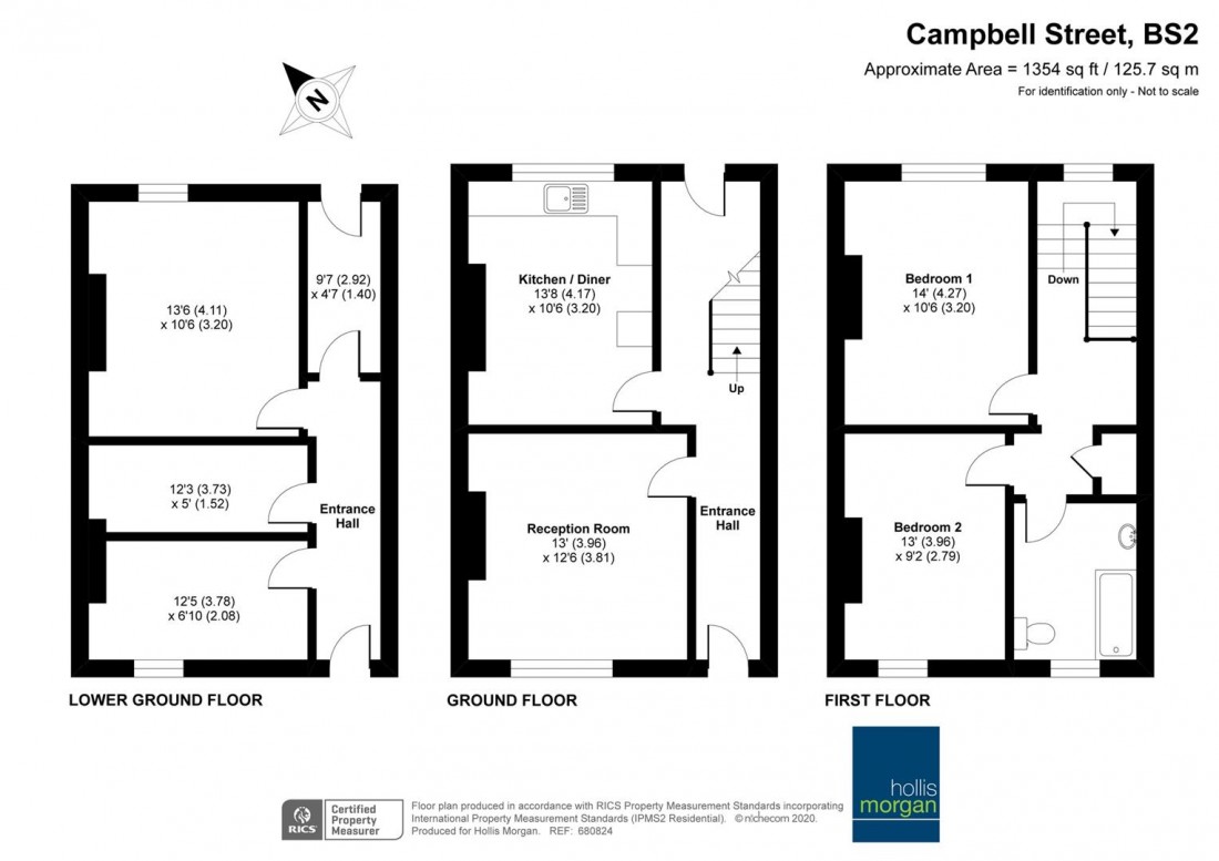 Floorplan for Campbell Street, St Pauls