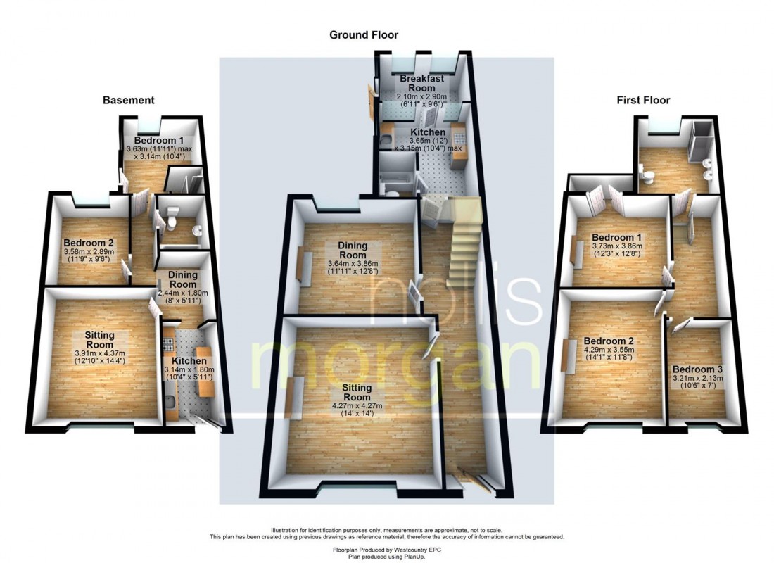 Floorplan for TOWNHOUSE FOR UPDATING - CHELTENHAM
