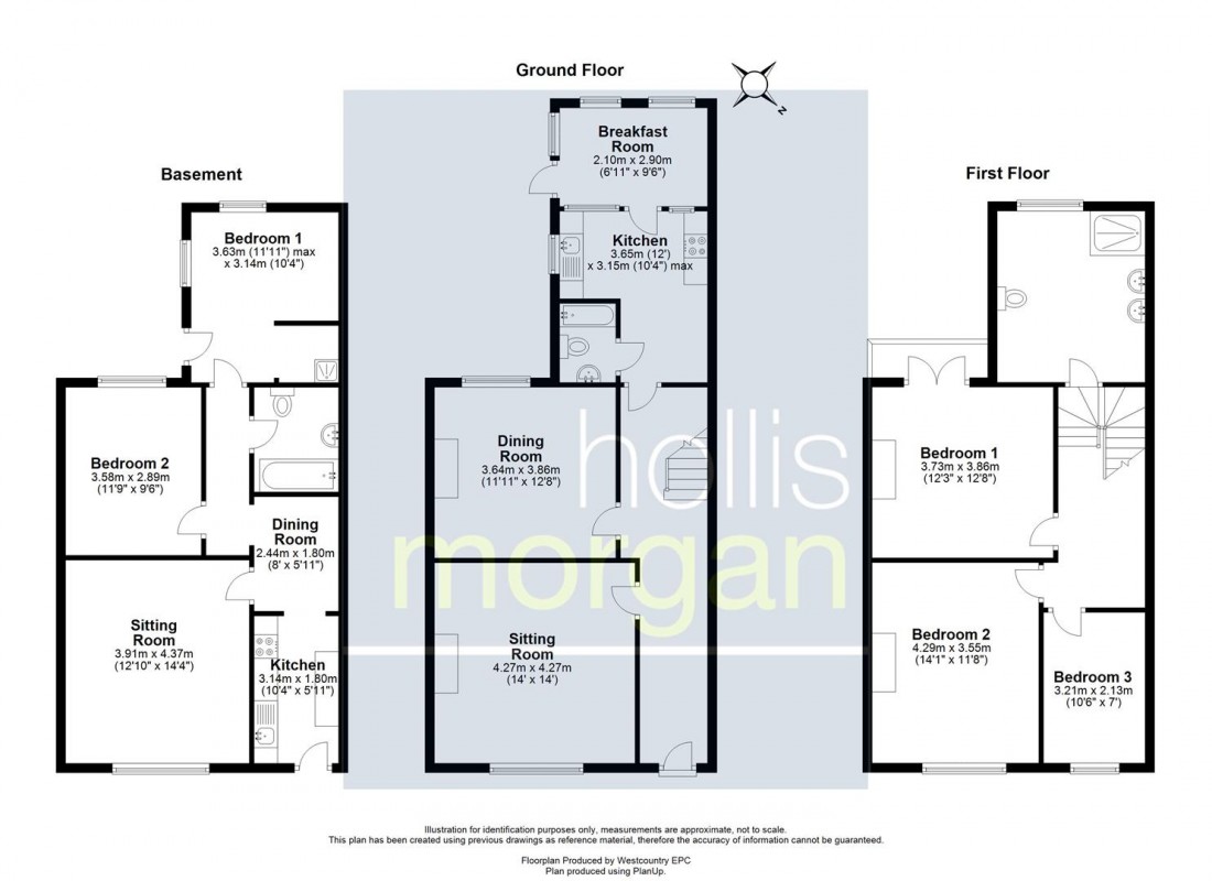 Floorplan for TOWNHOUSE FOR UPDATING - CHELTENHAM