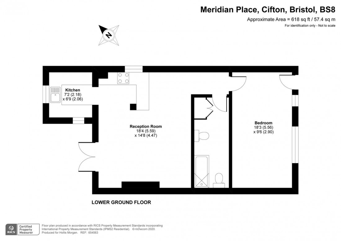 Floorplan for Meridian Place, Clifton