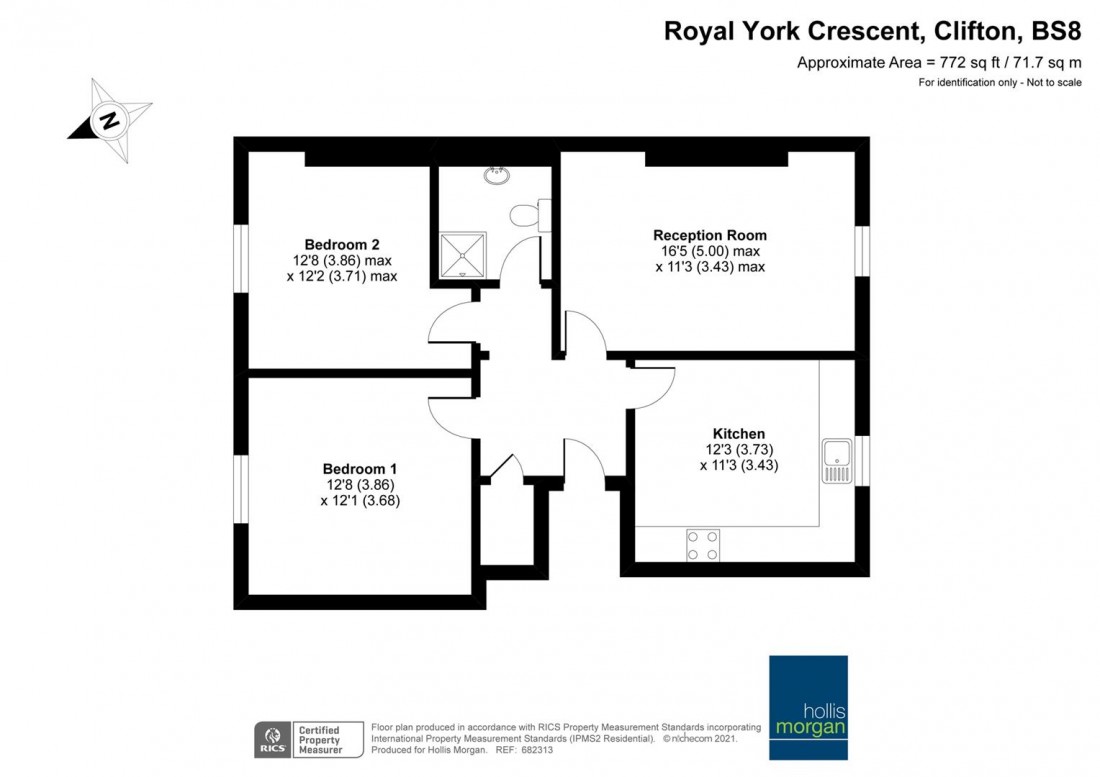 Floorplan for Royal York Crescent, Clifton